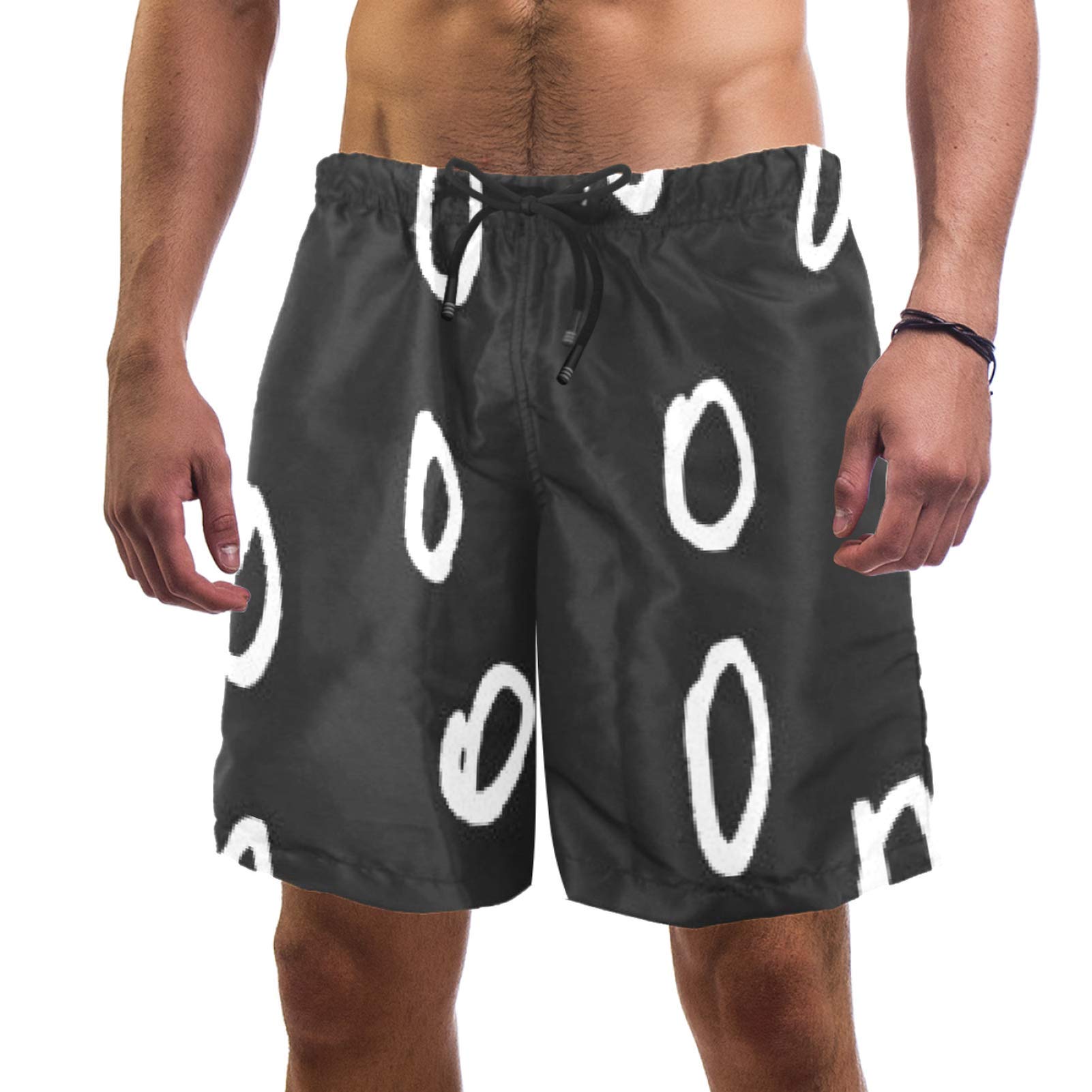 **Men's Quick Dry Swim Trunks with Pockets - Lightweight Board Shorts for Swimming, Beach & Pool - Comfortable Bathing Suit for Men**
