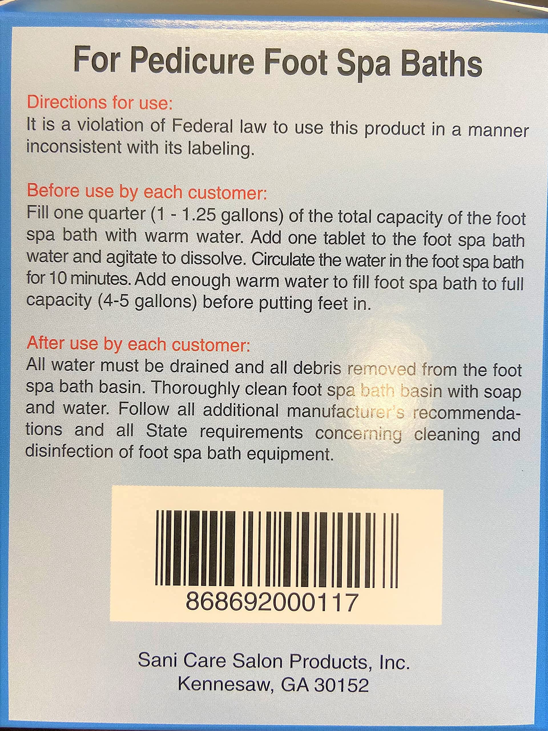 Sanicare Sani-Tablet 100 Tablets | Disinfectant Cleaning Tablets for Toilets, Sinks & Showers | Hospital-Grade Sanitizer for Home, Office & Travel Use (Model: SAN0100)