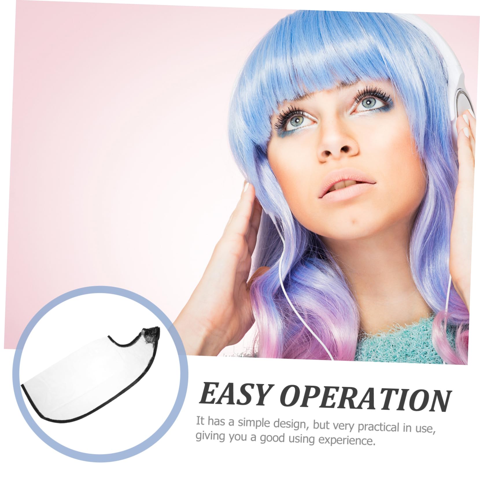 2-Pack Hair Shampoo Funnel Set with Washing Cap & Styling Cape - Salon-Grade Hairdressing Tools for Coloring, Shampooing & Hair Treatments - Perfect for Home Hair Care & Professional Salon Use
