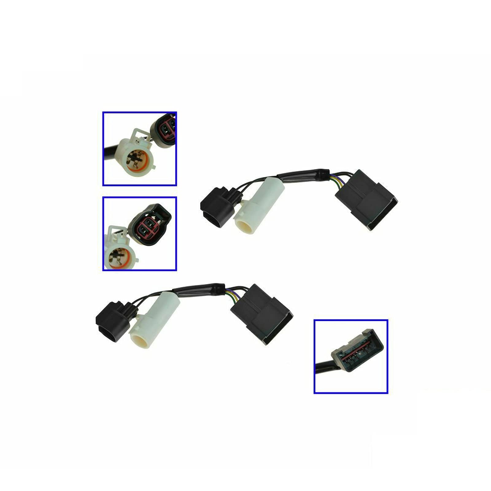 CPWYAXG Power Heated Side Mirrors with Upgrade Harness Adapter - Left & Right Set for Trail Ridge - Perfect for Winter Driving & Off-Road Adventures