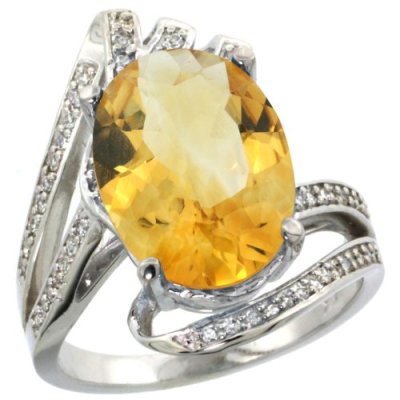 A Timeless Gift of Love: The Citrine Bypass Ring