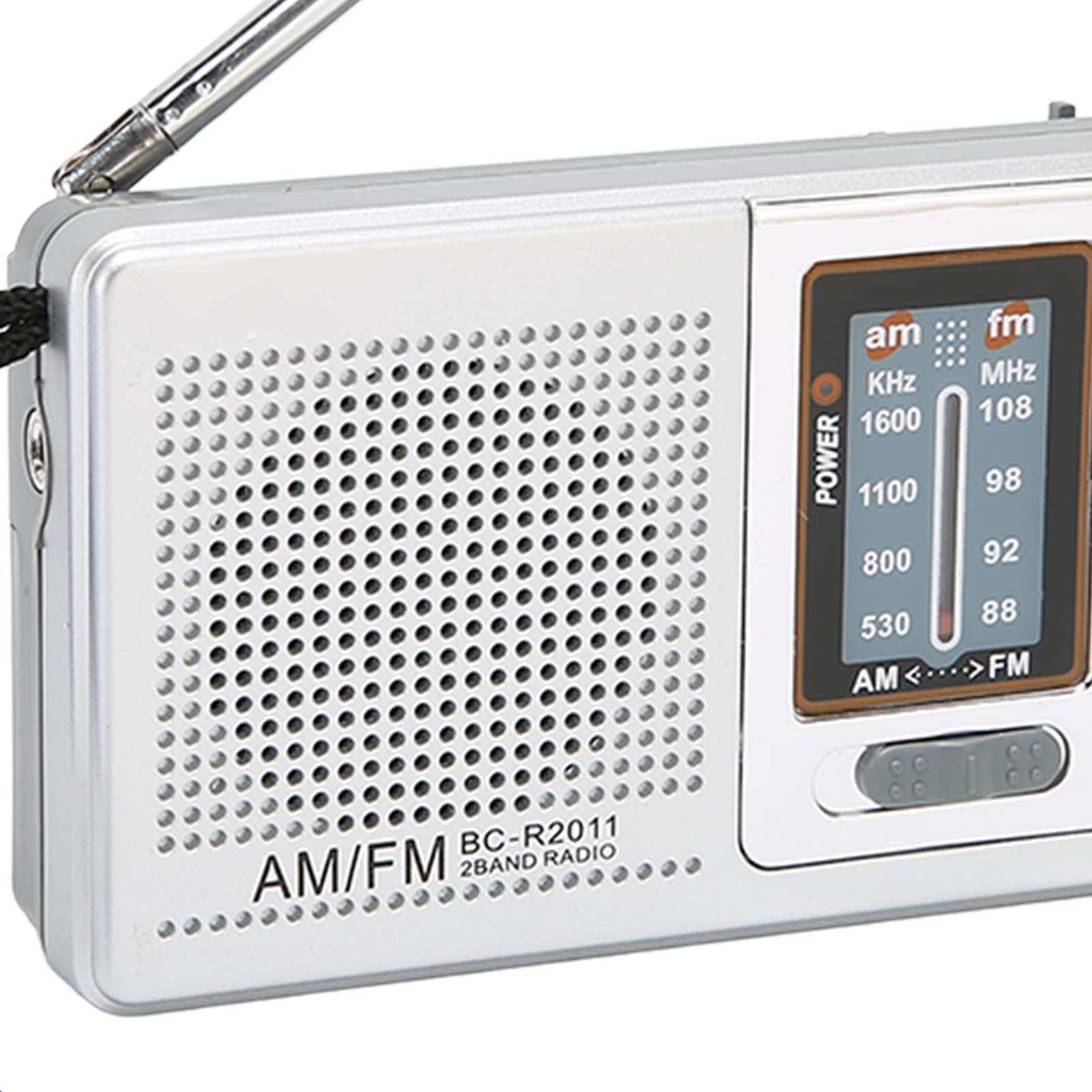 Vbestlife AM FM Portable Pocket Radio with Built-in Speaker - Compact Music Player for Outdoor Travel, Camping, Hiking & Emergency Use
