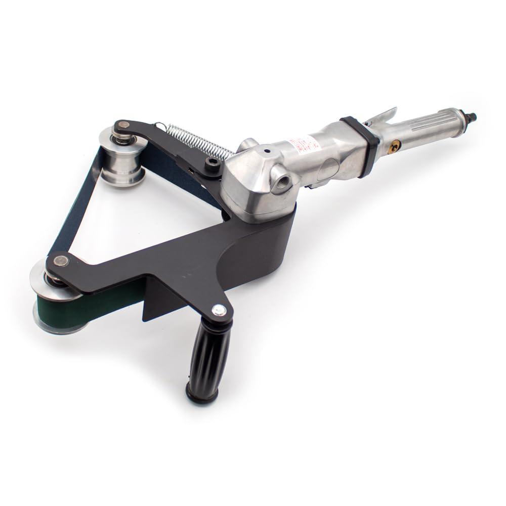 40x760MM 4500RPM 1/4 Inch Air-Powered Pneumatic Belt Sander - Professional Woodworking & Metal Sanding Tool for DIY Projects and Industrial Use