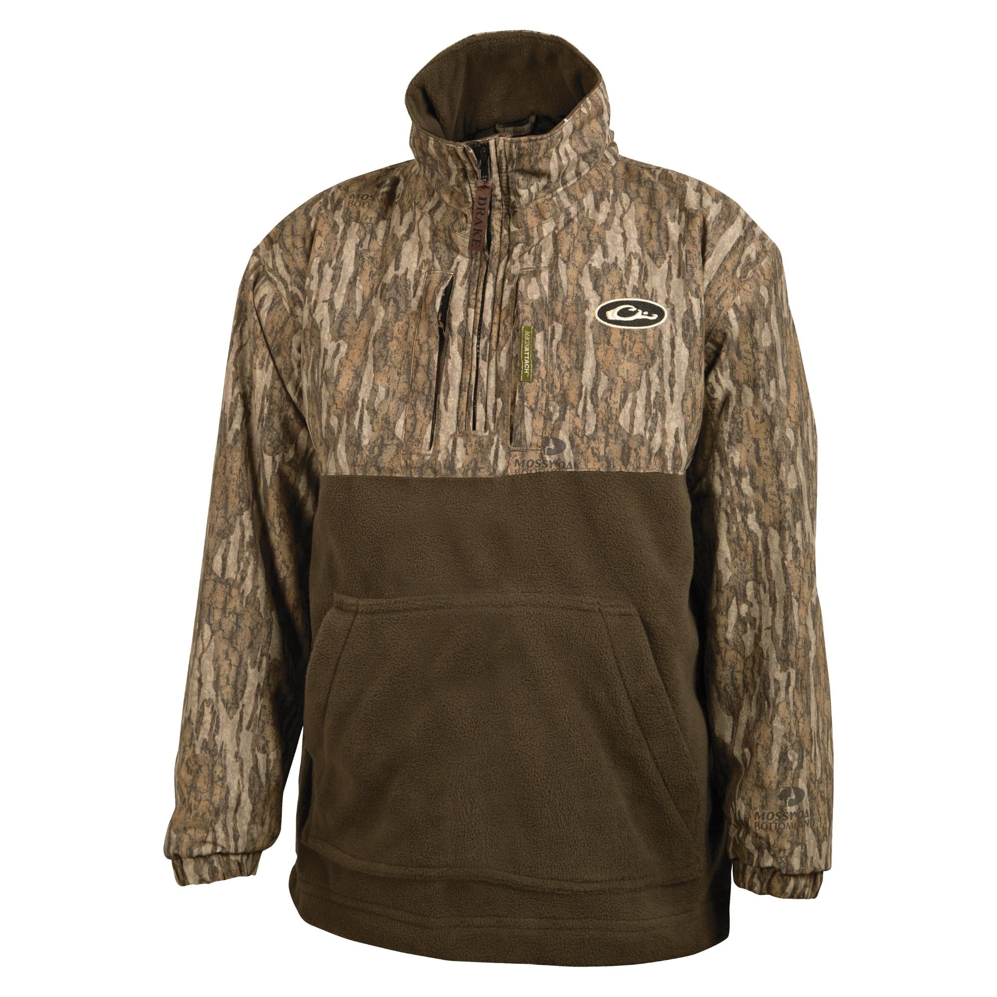 Drake Waterfowl Boys' Youth MST Eqwader 1/4 Zip Fleece Hunting Jacket - Warm & Waterproof Outdoor Gear for Duck Hunting & Cold Weather Adventures