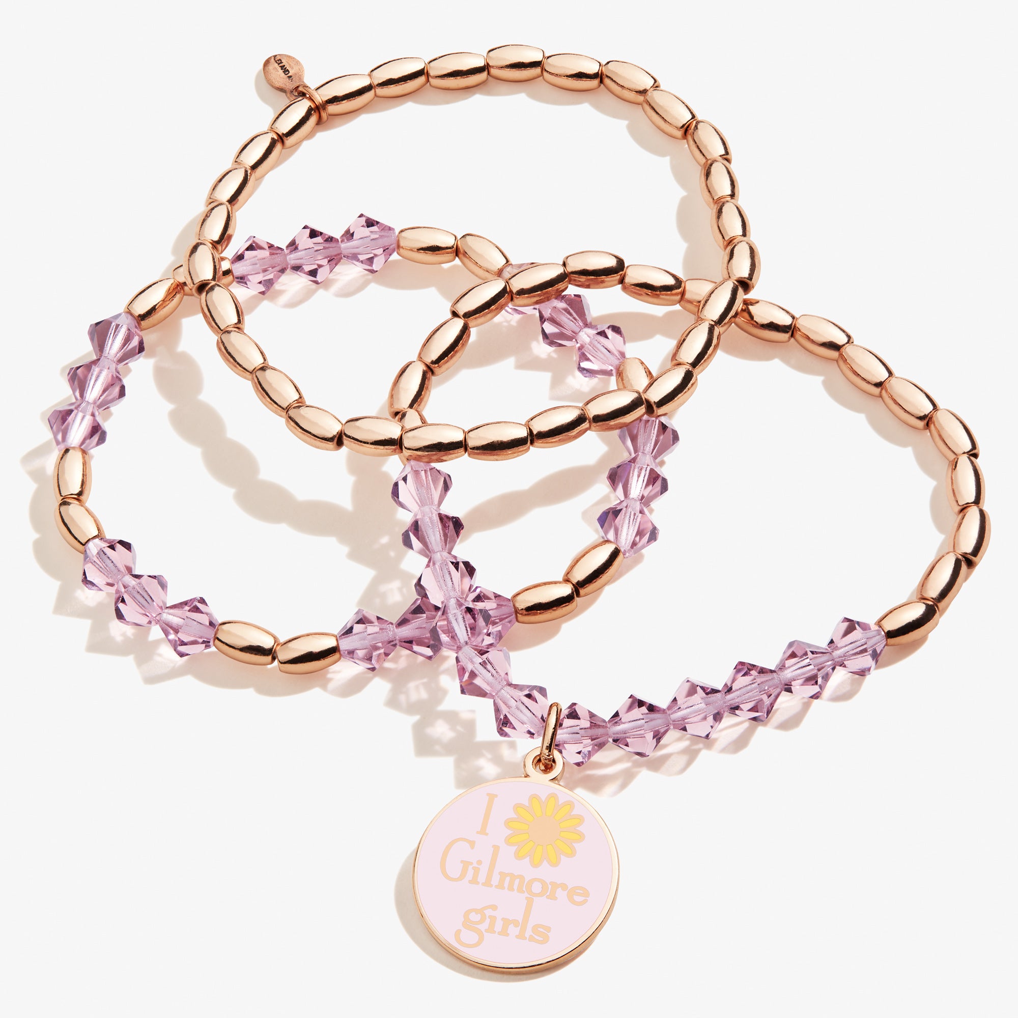 Gilmore Girls Beaded Stretch Bracelets Set of 3 - Stylish Elastic Beaded Bracelets for Women & Teens - Perfect for Gifts, Parties, and Everyday Wear