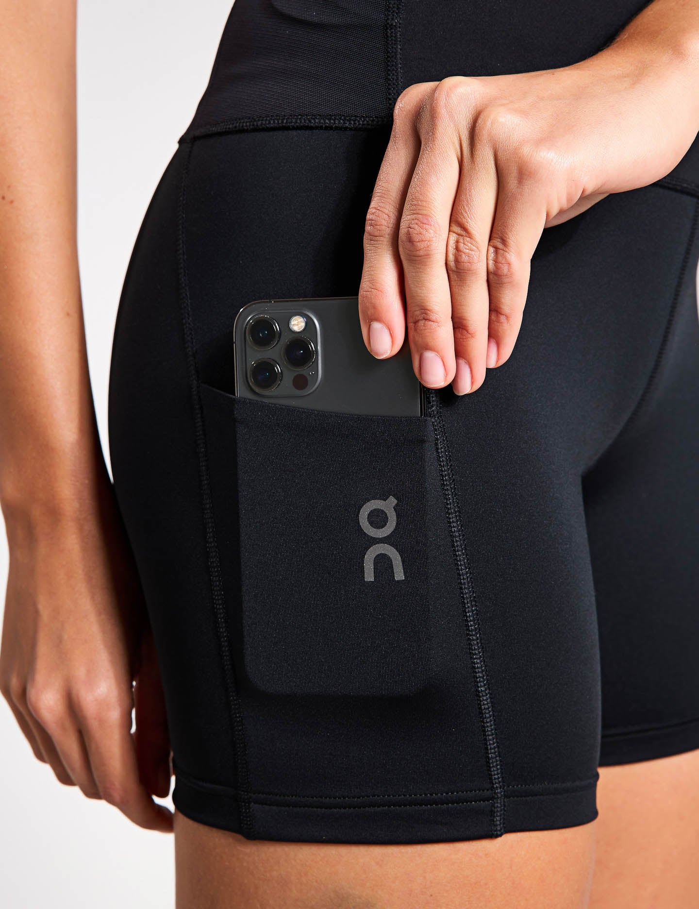High-Performance Running Short Tights for Women & Men - Breathable Black Workout Leggings for Gym, Yoga, and Athletic Training