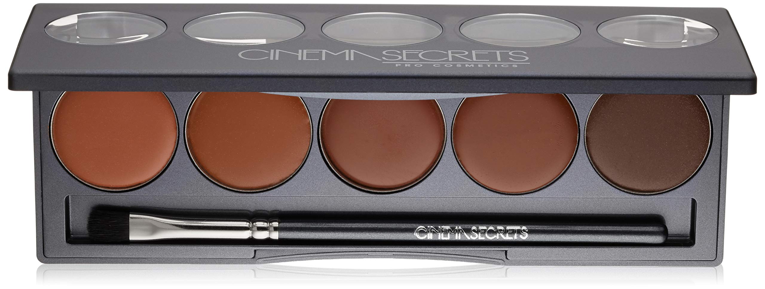 CINEMA SECRETS Pro Cosmetics Ultimate Foundation 5-In-1 Pro Palette - Professional Makeup Kit for Flawless Coverage, Contouring & Highlighting - Perfect for Bridal, Photo Shoots & HD Camera Makeup