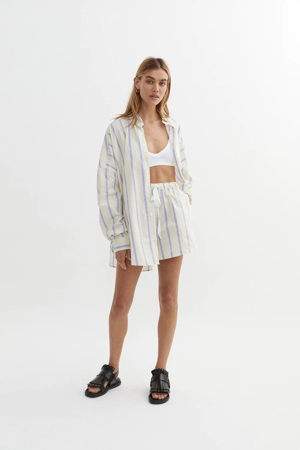 Amalie Women's Lilac Blouse - Elegant Casual Shirt for Work & Everyday Wear | Perfect for Office, Dates & Outings