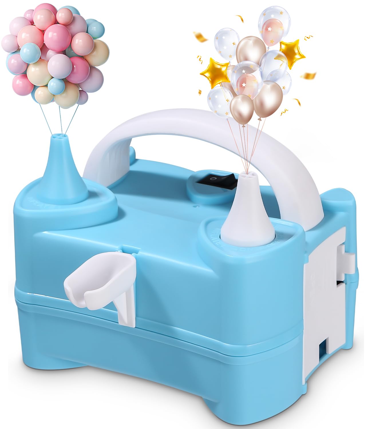 Electric Balloon Pump 400W 220V - Fast & Powerful Balloon Inflator for Weddings, Birthdays, Parties, Baby Showers & Events - Perfect for Latex & Foil Balloons Decoration