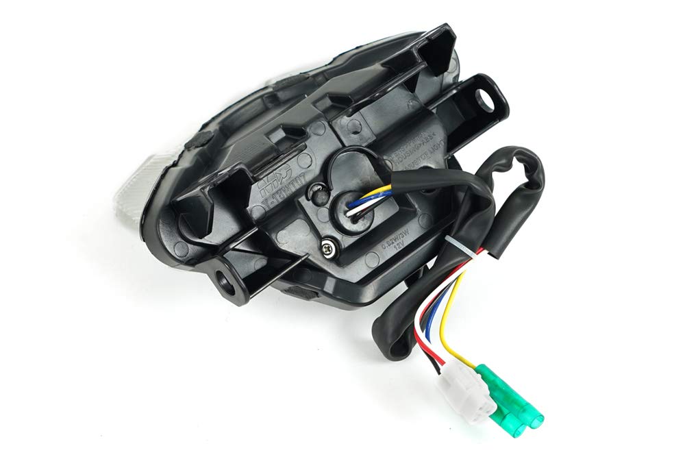 Yamaha MT-07 2021-2024 Integrated Sequential LED Tail Lights with Clear Lens - High Visibility Motorcycle Accessory for Night Riding and Enhanced Safety