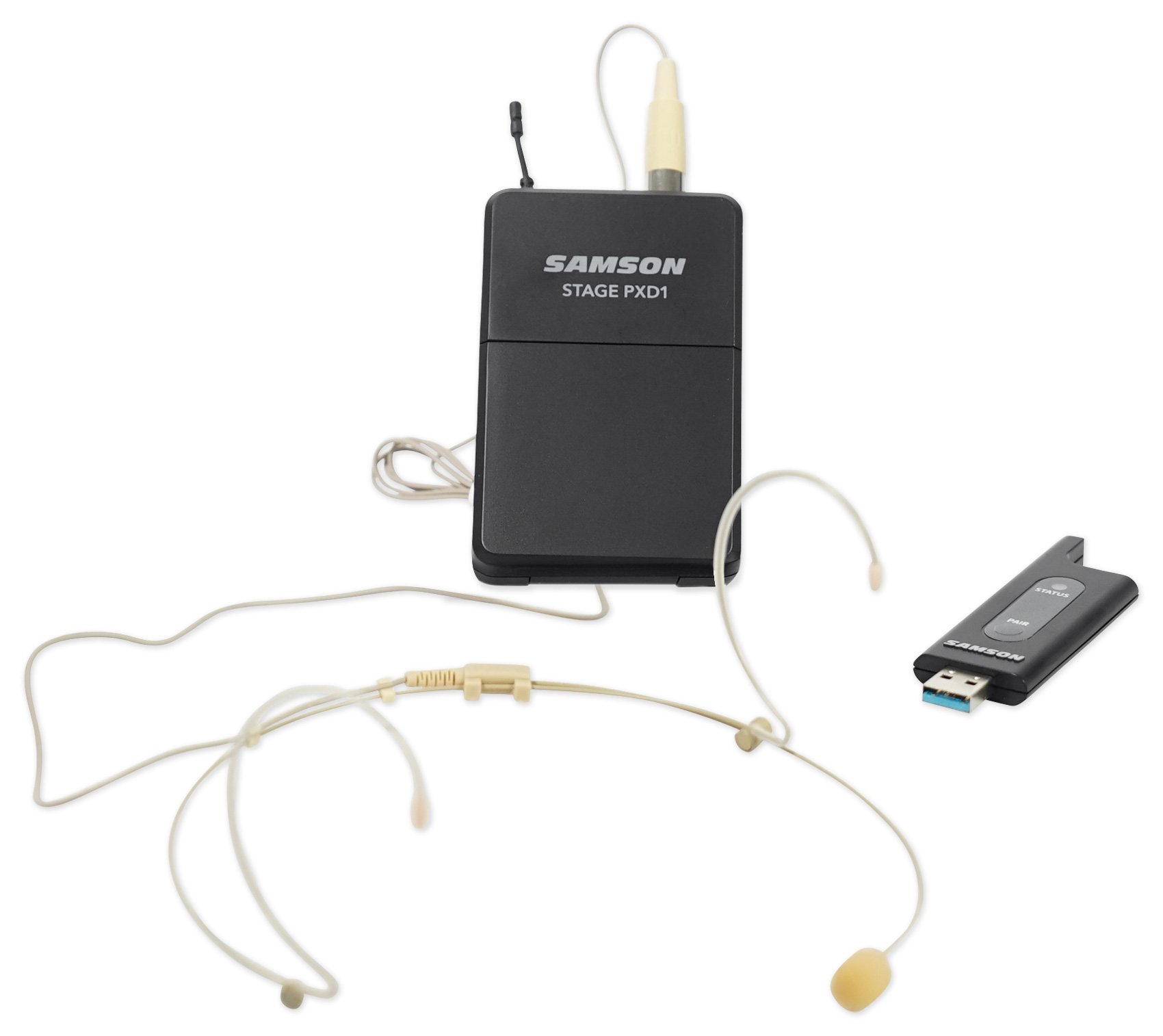 Samson SWXPD1BDE5 Stage XPD1 USB Digital Wireless Headset Microphone System - Professional Studio & Live Performance Use