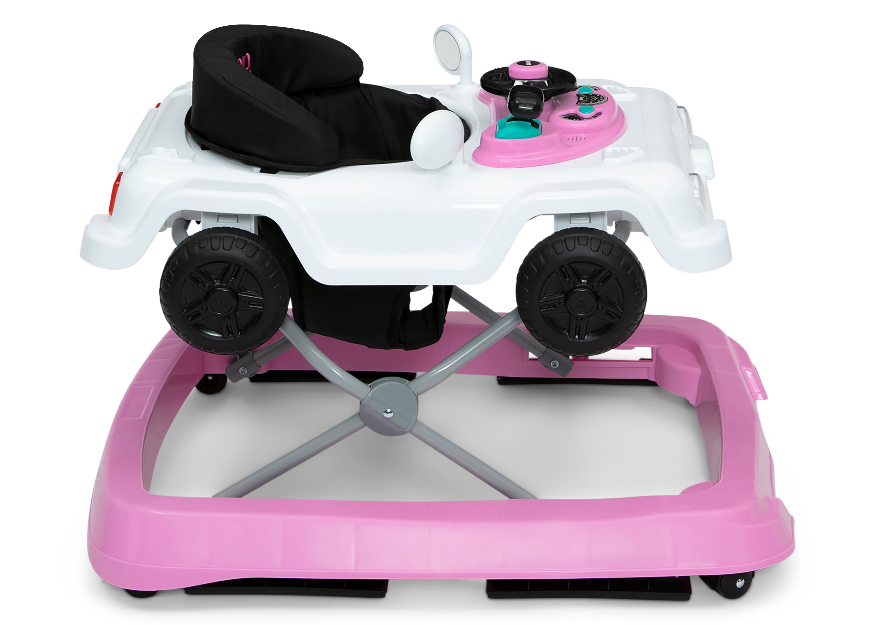 Jeep® Classic Wrangler Activity Walker for Babies - Sturdy 3-Wheel Design with Adjustable Height | Perfect for Indoor & Outdoor First Steps, Learning to Walk, and Toddler Playtime