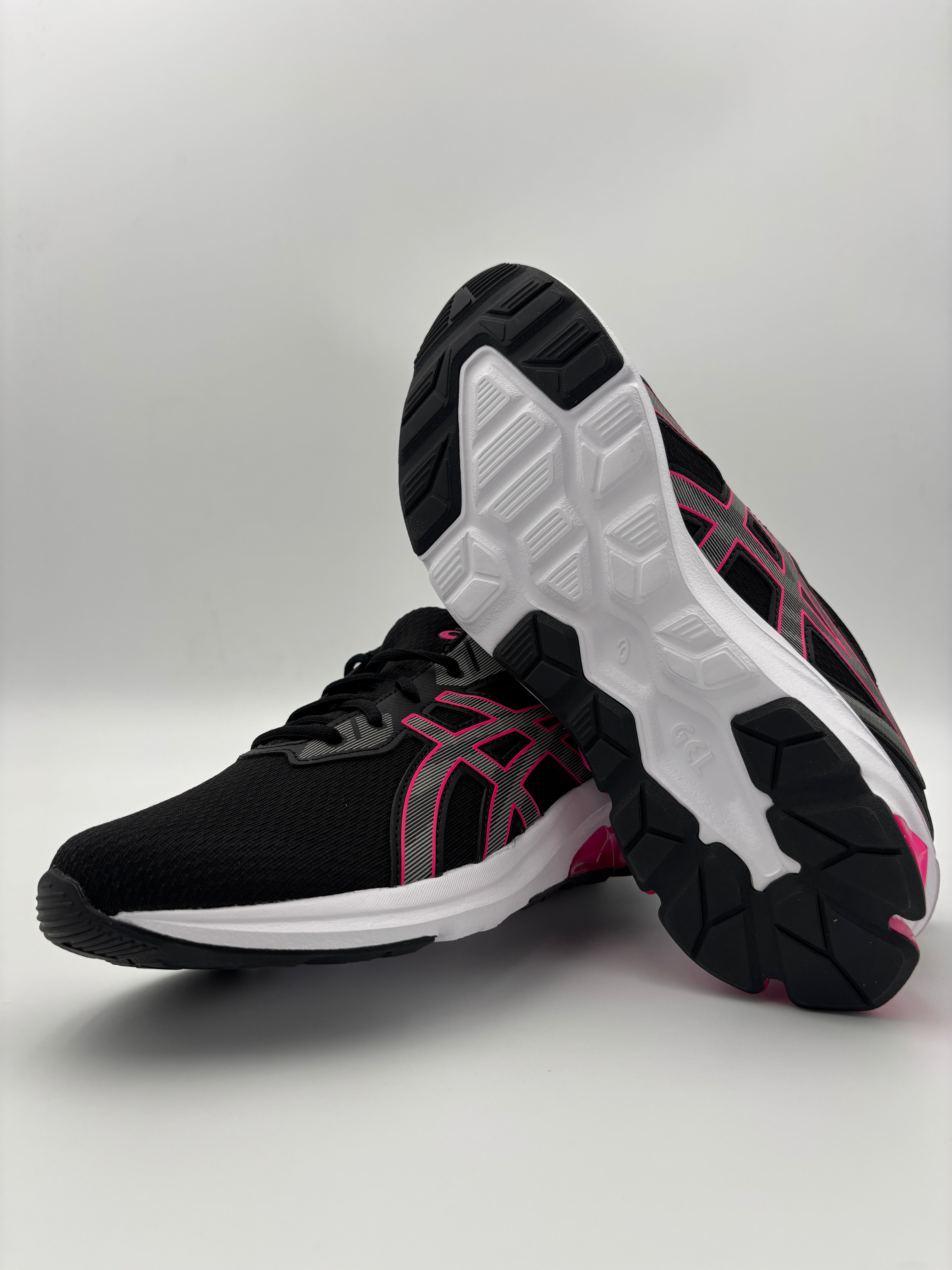 ASICS Kids GEL-QUANTUM 90 GS Running Shoes for Boys & Girls - Lightweight Black/Pink Sneakers for School, Sports & Daily Activities