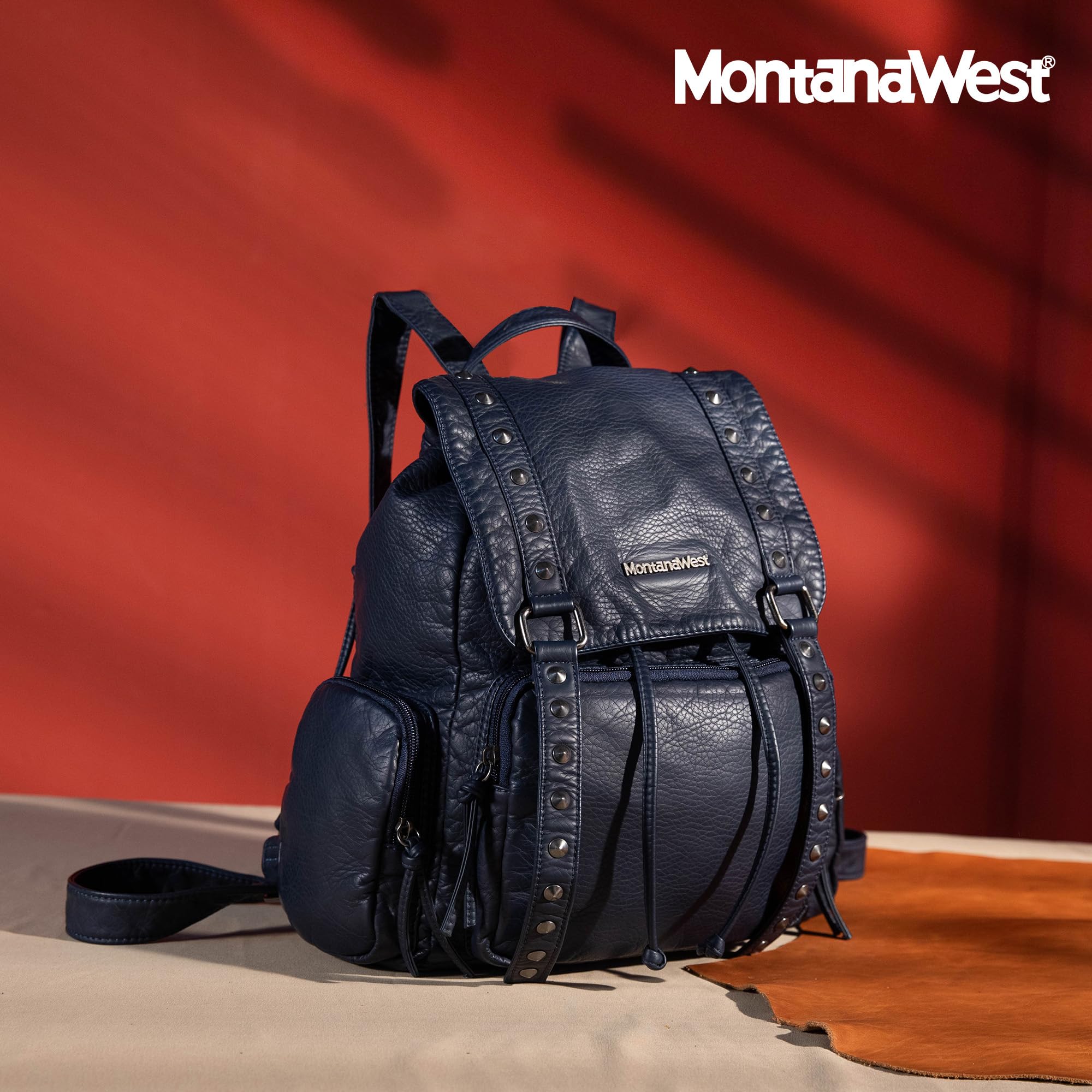 Montana West Women's Leather Backpack Purse - Trendy Casual Travel Daypack for Work & Outings