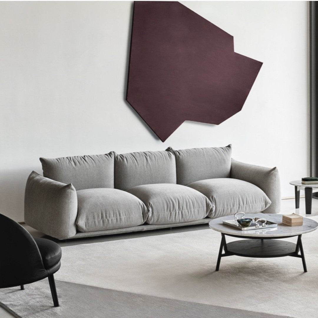 Luxury Velvet Fabric Sofa - Soft & Comfortable Modern Living Room Couch for Home, Office, and Lounge Decor - Perfect for Relaxing, Entertaining, and Stylish Interior Design