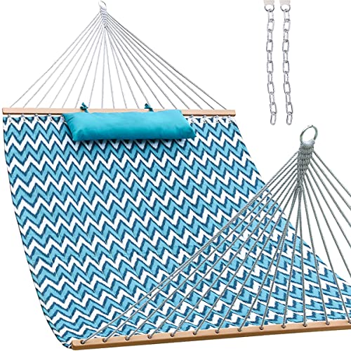 White & Blue Chevron