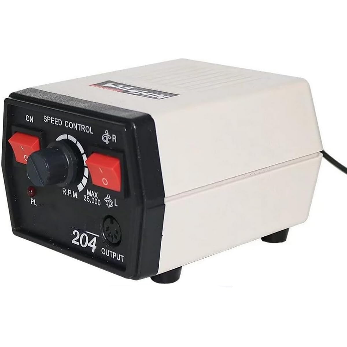 35000RPM Professional Electric Nail Drill Machine - 204 102L-2.35 High Speed Manicure Pedicure Tool with Nail File Bits for Sculpting, Polishing & Nail Art | Perfect for Salon, Home & Professional Nail Technicians