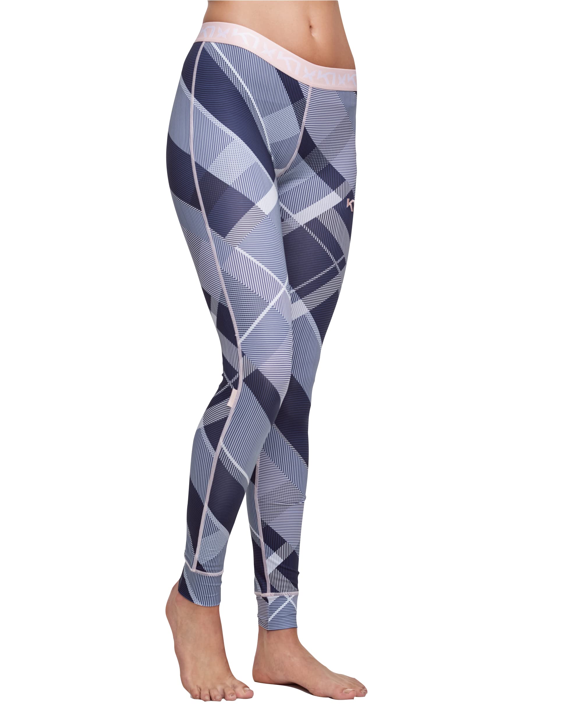 Kari Traa Women's Thermal Base Layer Leggings - Moisture Wicking Polyester Blend Winter Pants for Skiing, Hiking & Cold Weather Activities