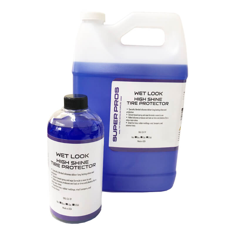 Wet Look High Shine Tire Dressing - Premium Tire Shine Spray for Cars & Trucks - Long Lasting Glossy Finish - Perfect for Car Shows, Detailing & Daily Use