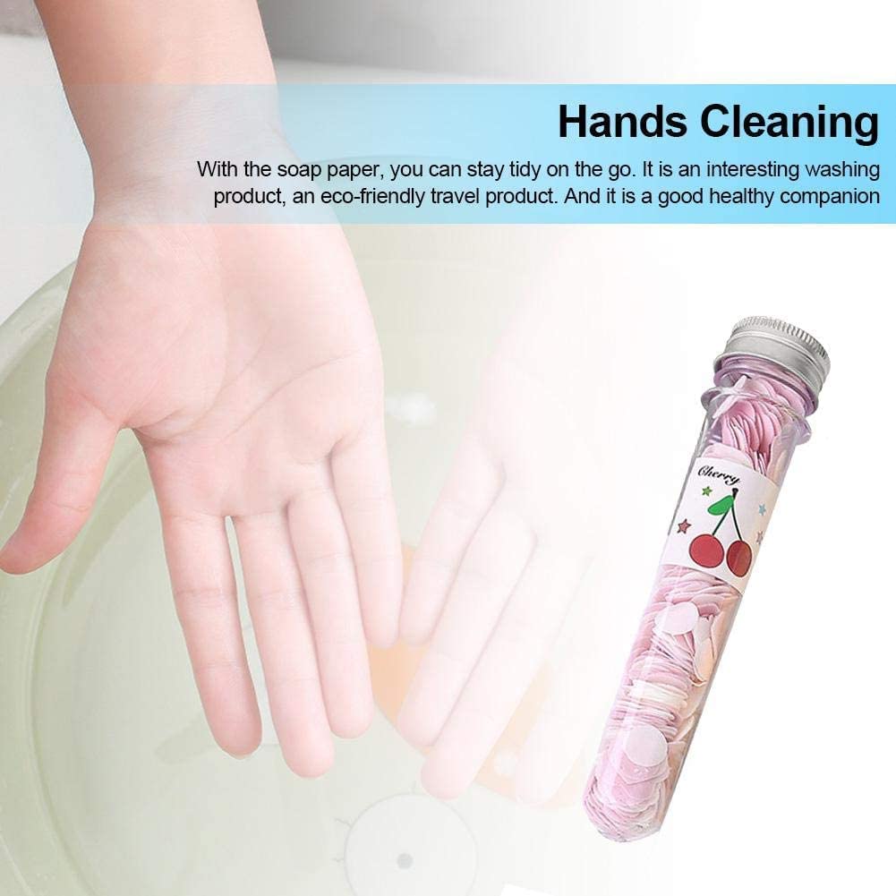 HK Toys Mini Soap Paper Flower Shaped Disposable Scented Sheets for Travel - 2 Pack | Portable Bathing Solution for Camping, Gym & Outdoor Activities
