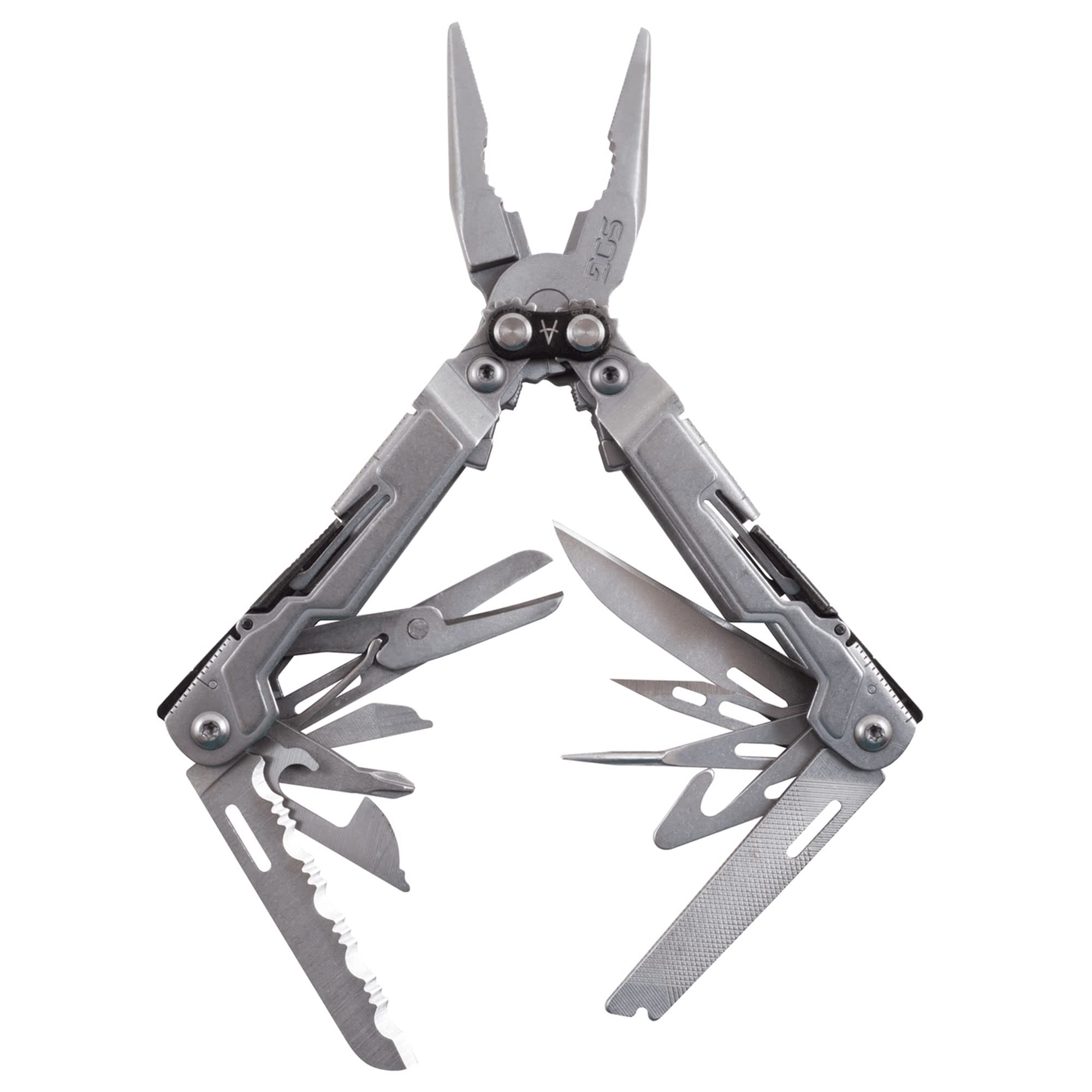 SOG PowerAccess Deluxe Multi-Tool - 21-in-1 Stainless Steel EDC Utility Knife with Pliers, Scissors & Nylon Sheath (PA2001-CP) | Perfect for Camping, Hiking, Survival & Everyday Carry
