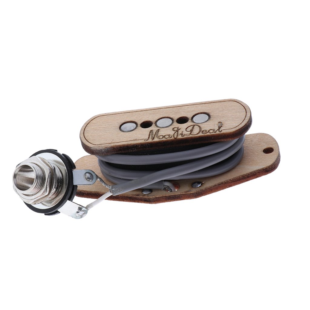 3 String Cigar Box Guitar Pickup - Magnetic Soundhole Pickup for Acoustic Cigar Box Guitars - Perfect for Blues, Folk & DIY Instrument Builders - Great for Live Performances & Home Recording
