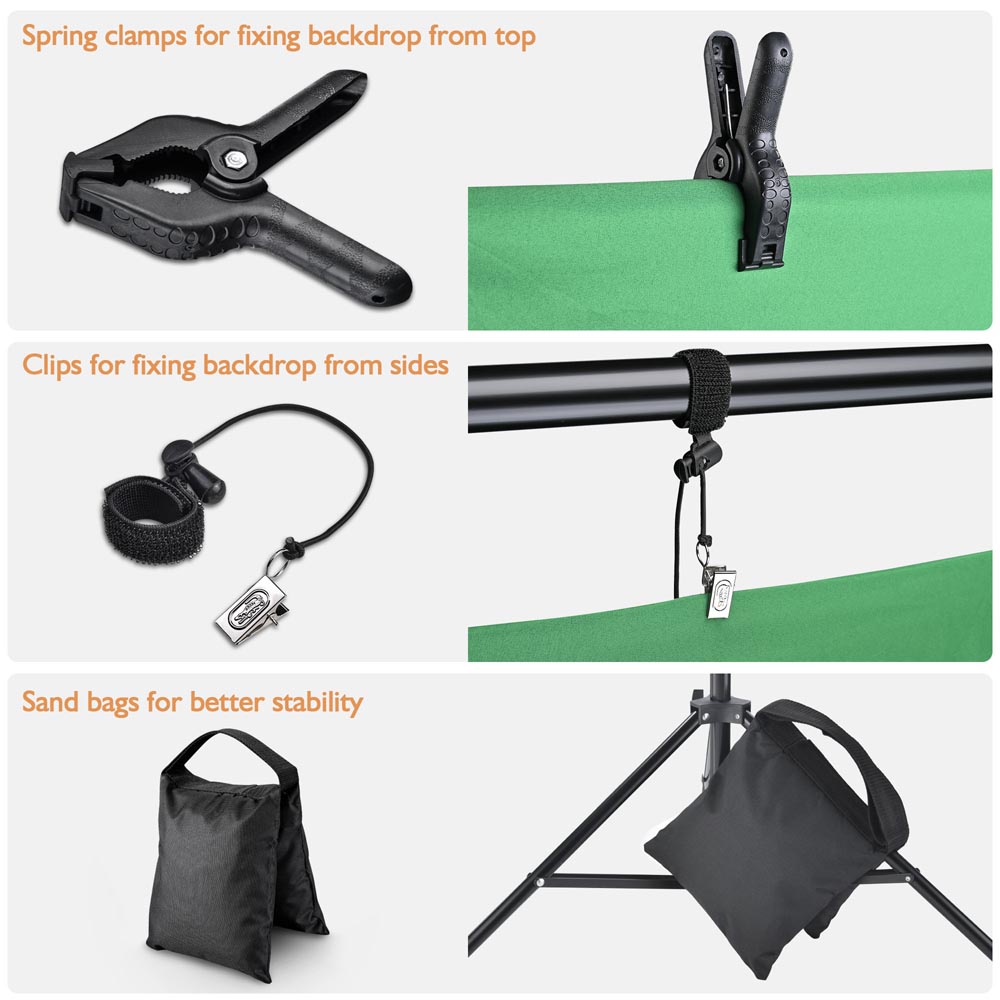 20x10 ft Backdrop Stand - Heavy Duty Photo Studio Background Support System for Photography, Video Shoot, and Party Decorations - Perfect for Weddings, Events, and Professional Studios