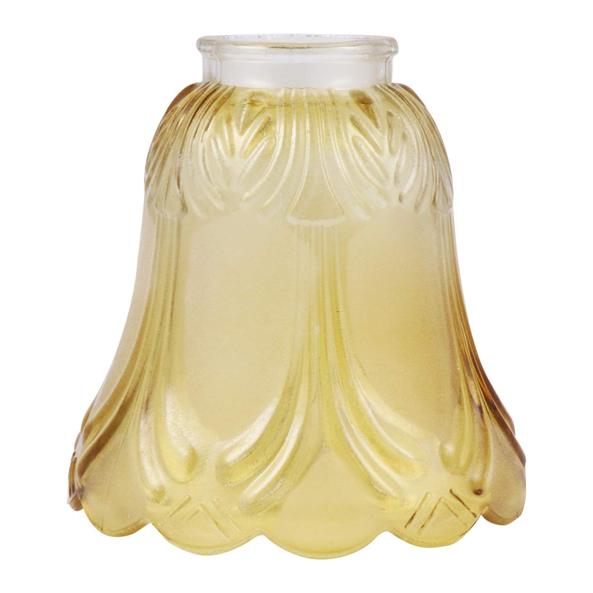 LEDMOMO Bell Shape Lamp Shade - Ceiling Fan Light Cover Replacement, Glass Globe for Table Lamp, Chandelier & Wall Lamp - Perfect for Bedroom, Living Room & Home Decor Lighting