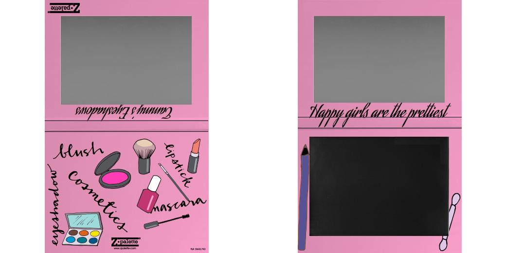 Custom Extra Large Z Palette - Magnetic Makeup Palette for Eyeshadows & Blush - Perfect for Travel & Professional Makeup Artists