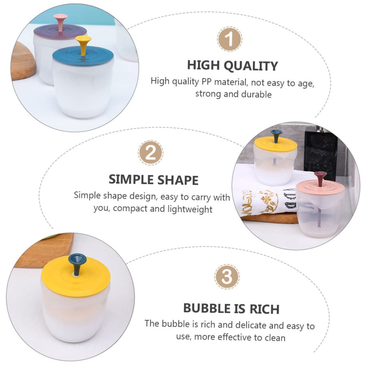 Portable Facial Bubble Maker Bottle - Travel-Friendly Face Wash Foamer Cup for Women | Compact Design for Skincare On-The-Go | Perfect for Travel, Gym & Daily Cleansing Routine