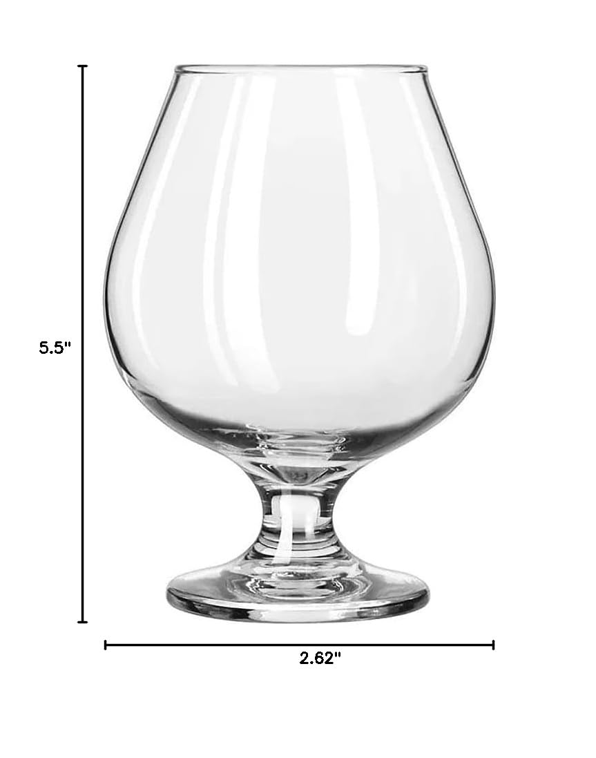 Premium Libbey 3708 Embassy 17.5oz Brandy Snifter Glasses - Set of 24 for Wine, Whiskey & Cognac Tasting - Perfect for Home Bars, Restaurants & Gifts