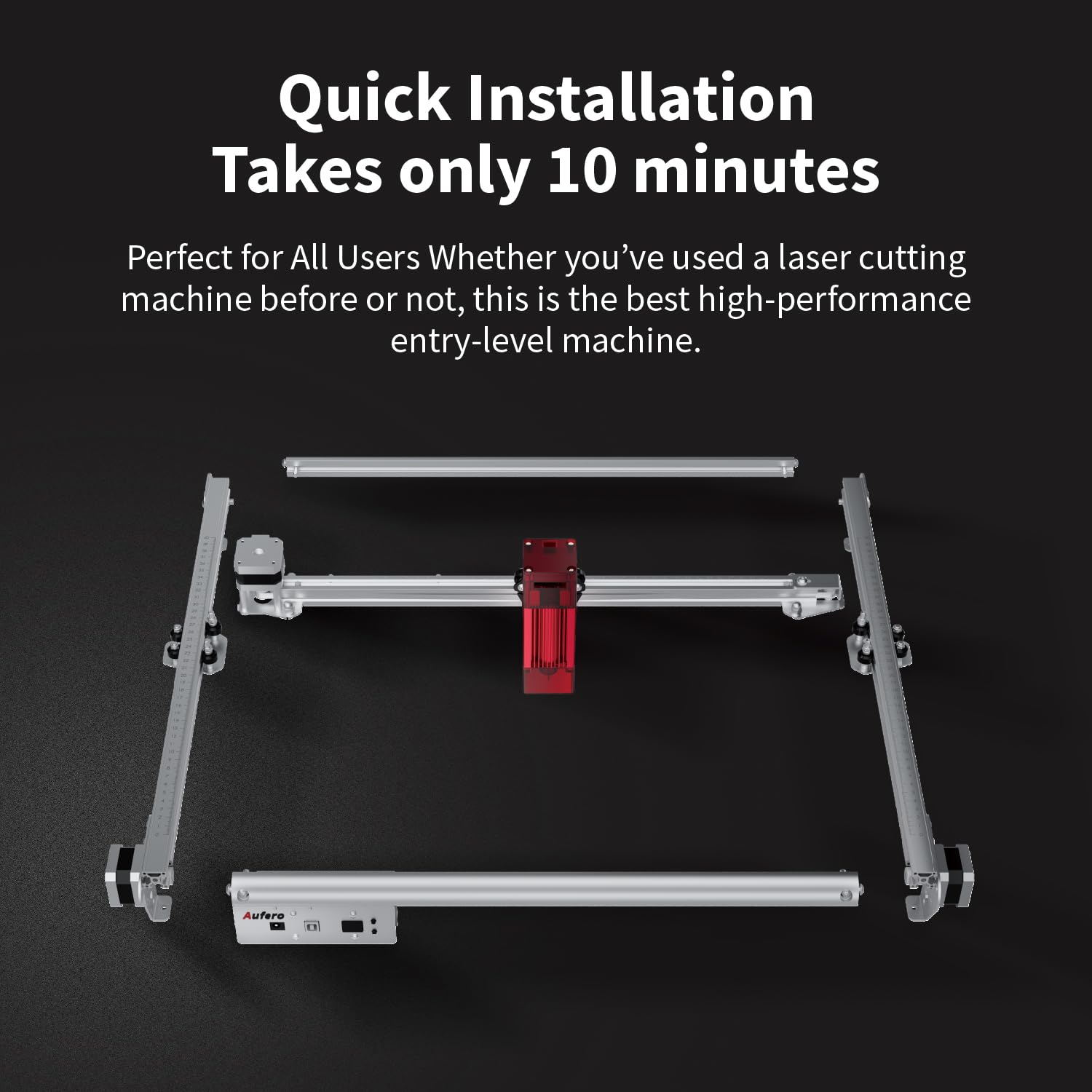 Aufero Laser 2 - 5W Diode Laser Engraver for Wood, Leather & Metal | 15.7x15.7