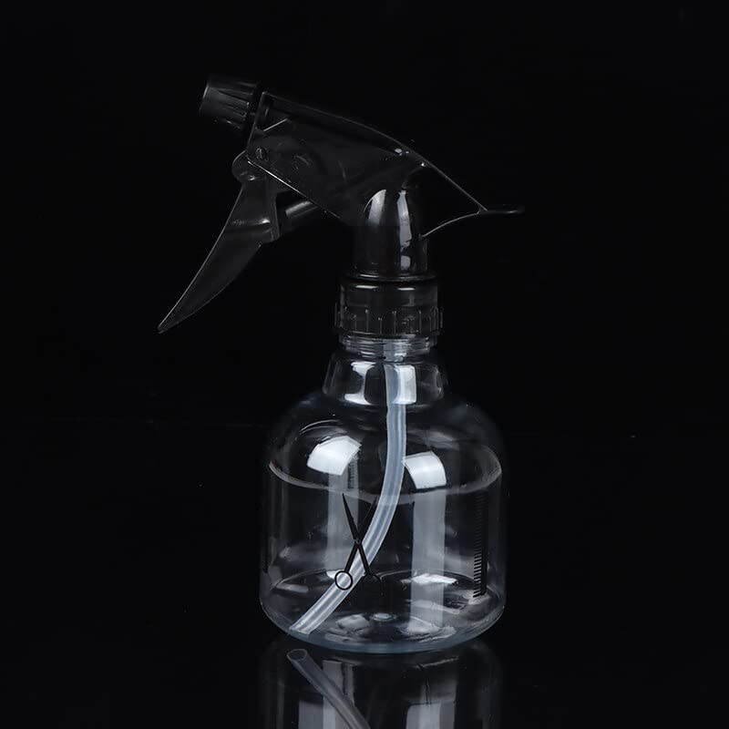 APSAMBR 250ml Plastic Spray Bottle - Hair Styling, Salon, Plant Misting & Flower Watering - Reusable Fine Mist Sprayer for Hairdressing, Gardening & Home Cleaning