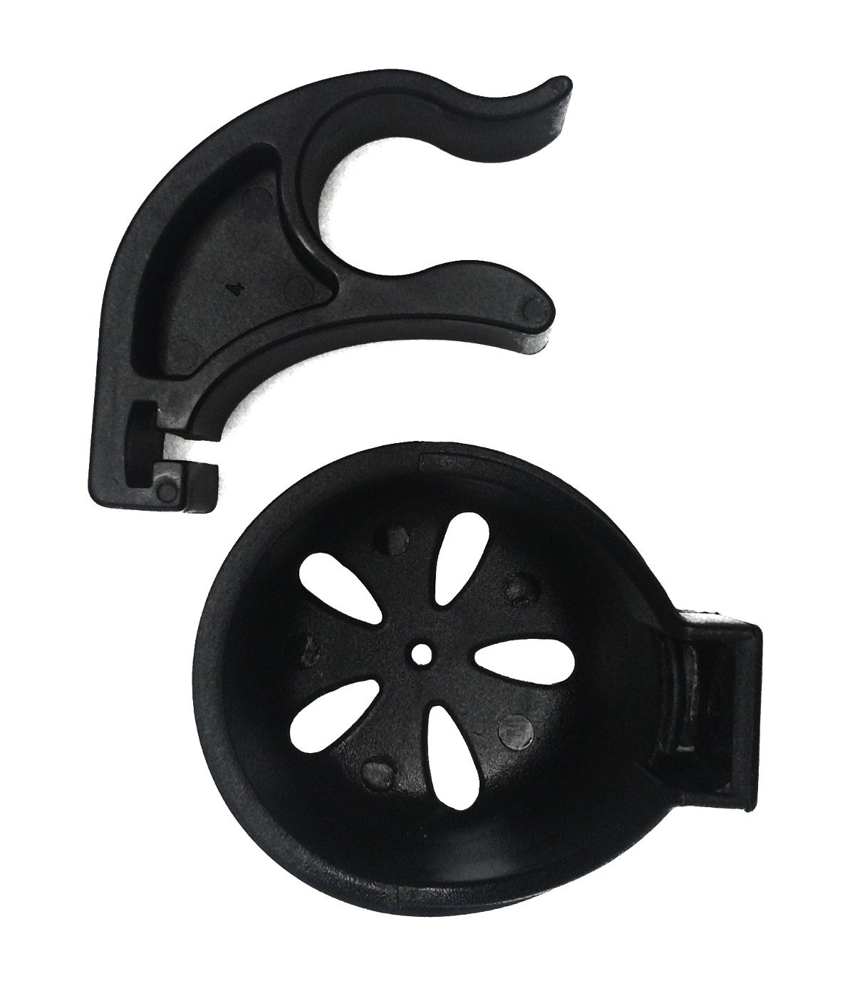 FabaCare Walking Cane Holder for Weinberger 9269 Rollator - Black Universal Walking Stick Holder with Secure Seal - Perfect for Elderly Mobility & Walker Accessories