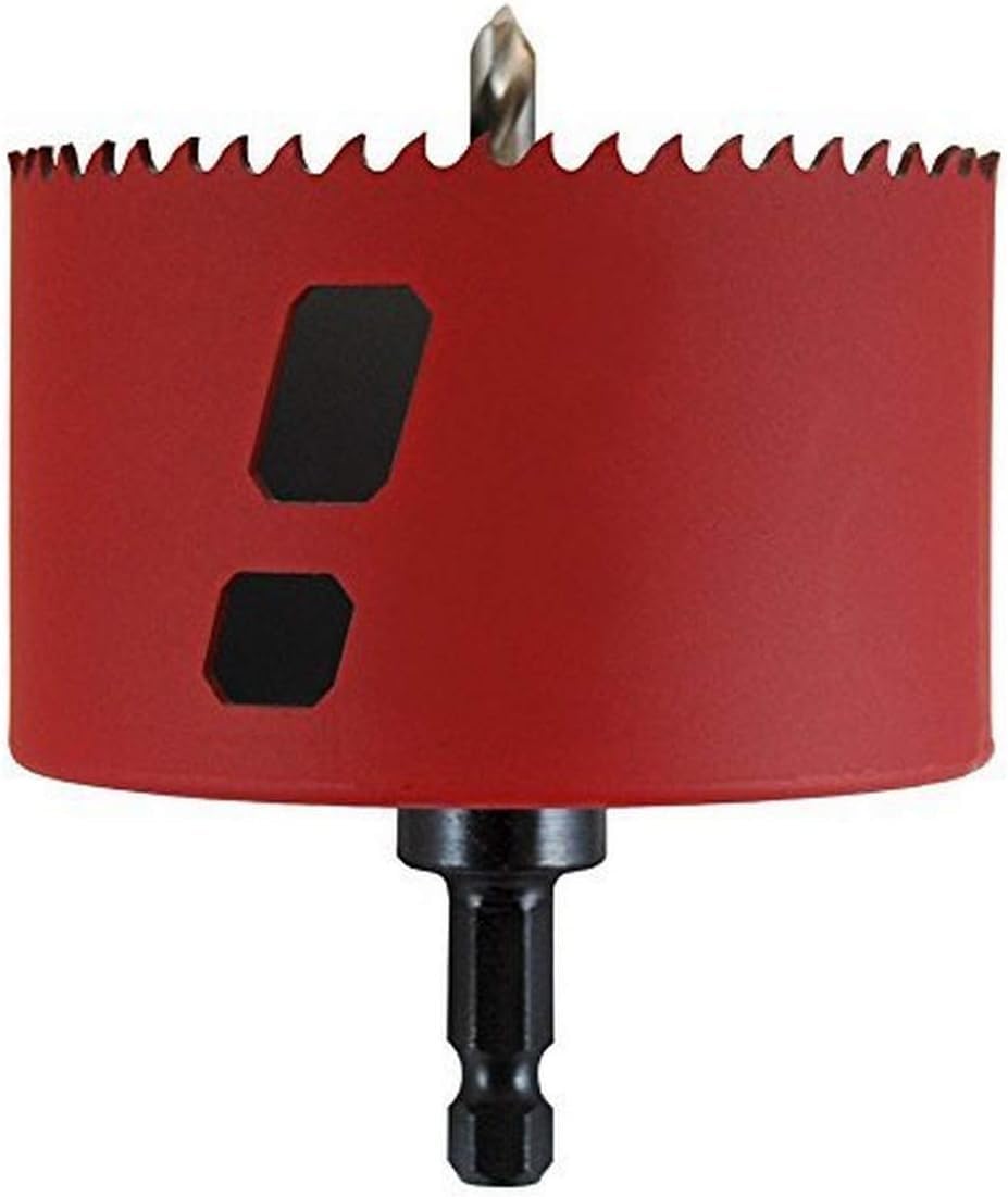 Morse MHSA64C 4-Inch Bimetal Hole Saw - High-Speed Steel Cutting Tool for Wood, Metal & Plastic - Perfect for DIY Projects & Professional Construction Work