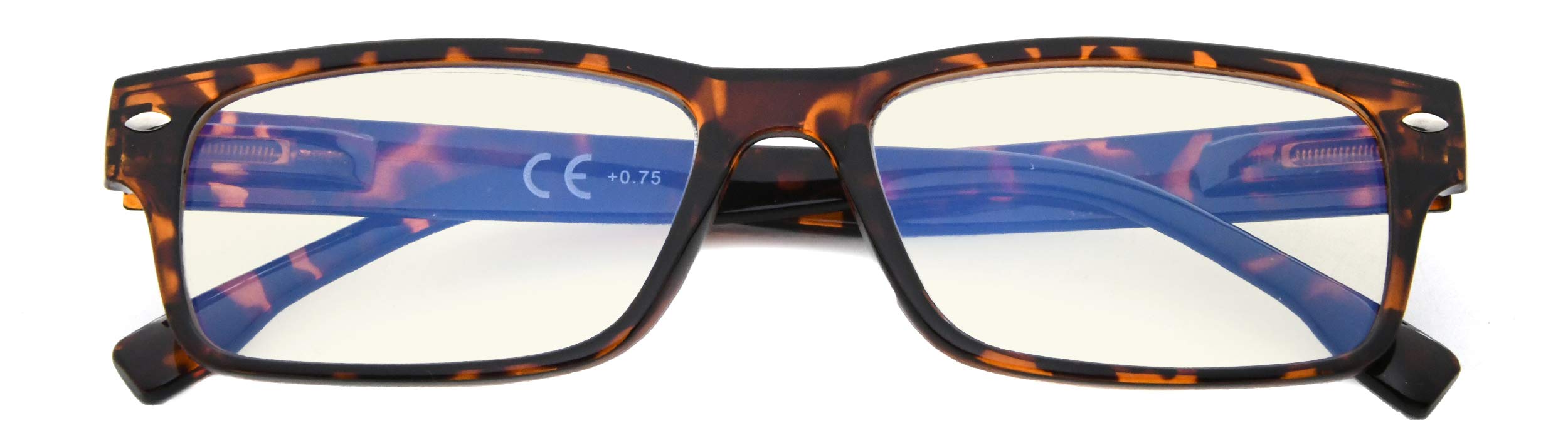 Blue Light Blocking Glasses for Computer & Digital Screen Use - Anti UV Rays & Glare Protection for Men & Women - Perfect for Reading, Gaming & Office Work