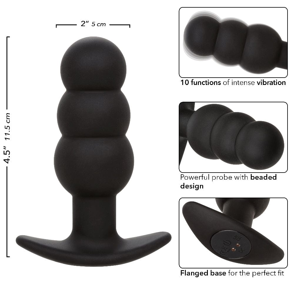 10-Speed Beaded Vibrating Probe for Women - Powerful G-Spot Stimulator & Clitoral Massager - Perfect for Solo Play & Couples Intimacy
