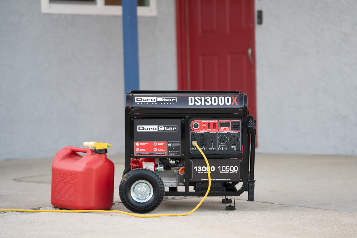 13,000 Watt Portable Gasoline Generator with CO Alert - Reliable Backup Power for Home, Camping & Emergency Use