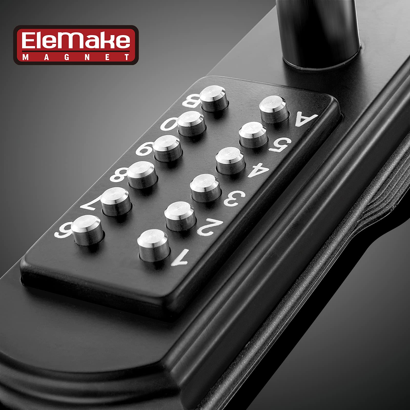 Elemake Keyless Entry Door Lock with Keypad & Handle - Left-Handed Mechanical Door Lever Lock (Not Deadbolt) - Perfect for Home, Office & Apartment Security