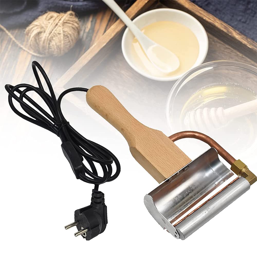 Electric Honey Extractor Kit - Beekeeping Tools with Honey Scraper, Decapping Knife & Fork for Efficient Honey Harvesting | Perfect for Home Beekeepers & Commercial Apiaries