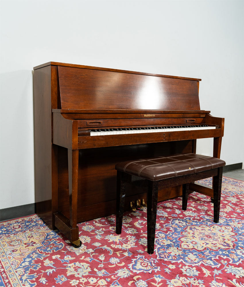 Baldwin 243HPM Upright Piano in Mahogany Finish - Premium Used Piano with Serial Number 469595 | Perfect for Home, Studio & Music Classrooms