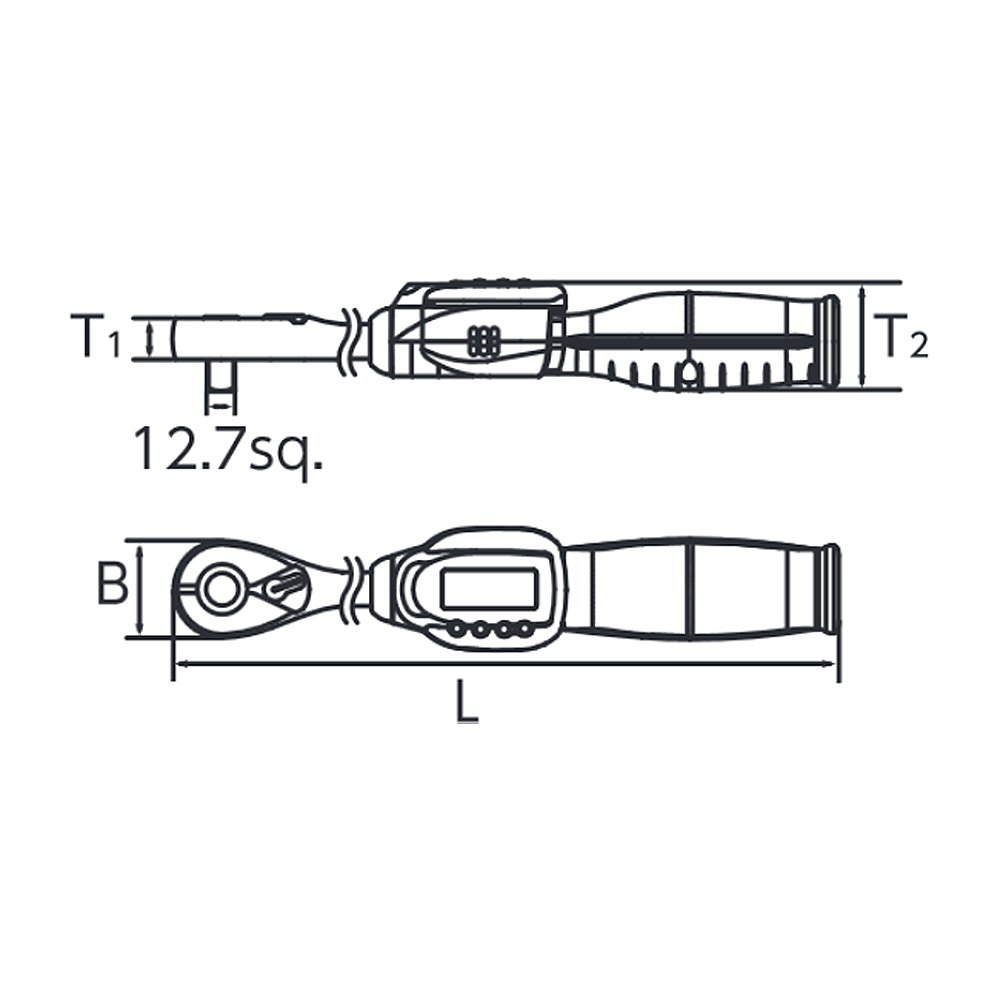 KTC Digital Torque Wrench GEK085-R4 - Precision Adjustable Electronic Torque Wrench for Automotive, Bicycle & Industrial Use - Perfect for Mechanics, DIY & Professional Applications