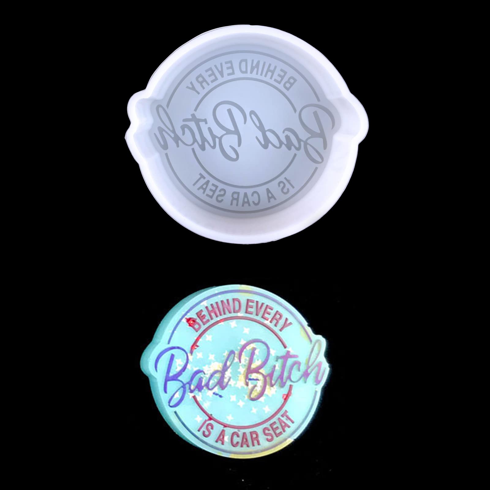 Behind Freshie Molds - Premium Silicone Molds for Car Freshies, Aroma Beads, Soap & Candle Making - DIY Epoxy Resin Pendant Molds - Perfect for Home Fragrance, Gifts & Craft Projects