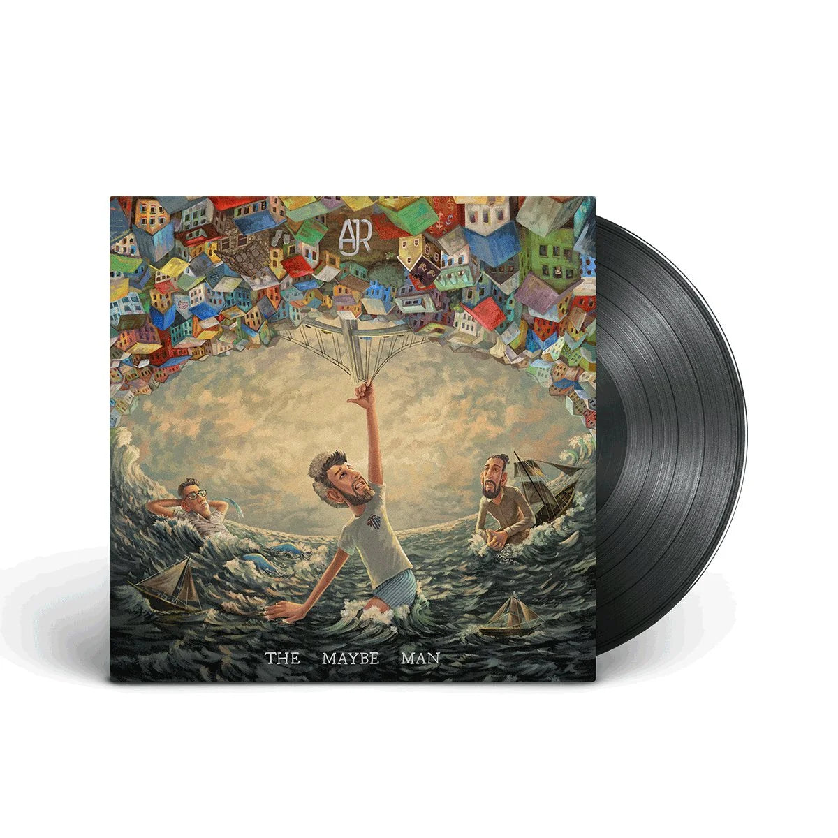 AJR The Maybe Man (Black Vinyl) - Limited Edition LP Record | Alternative Pop Music Album for Collectors & Music Lovers | Perfect for Home Listening, Gifts & Vinyl Collections