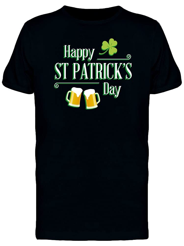 Smartprints Happy St. Patrick's Day 3D Printed Graphic T-Shirt for Men - Perfect for Irish Festivals & Holiday Parties