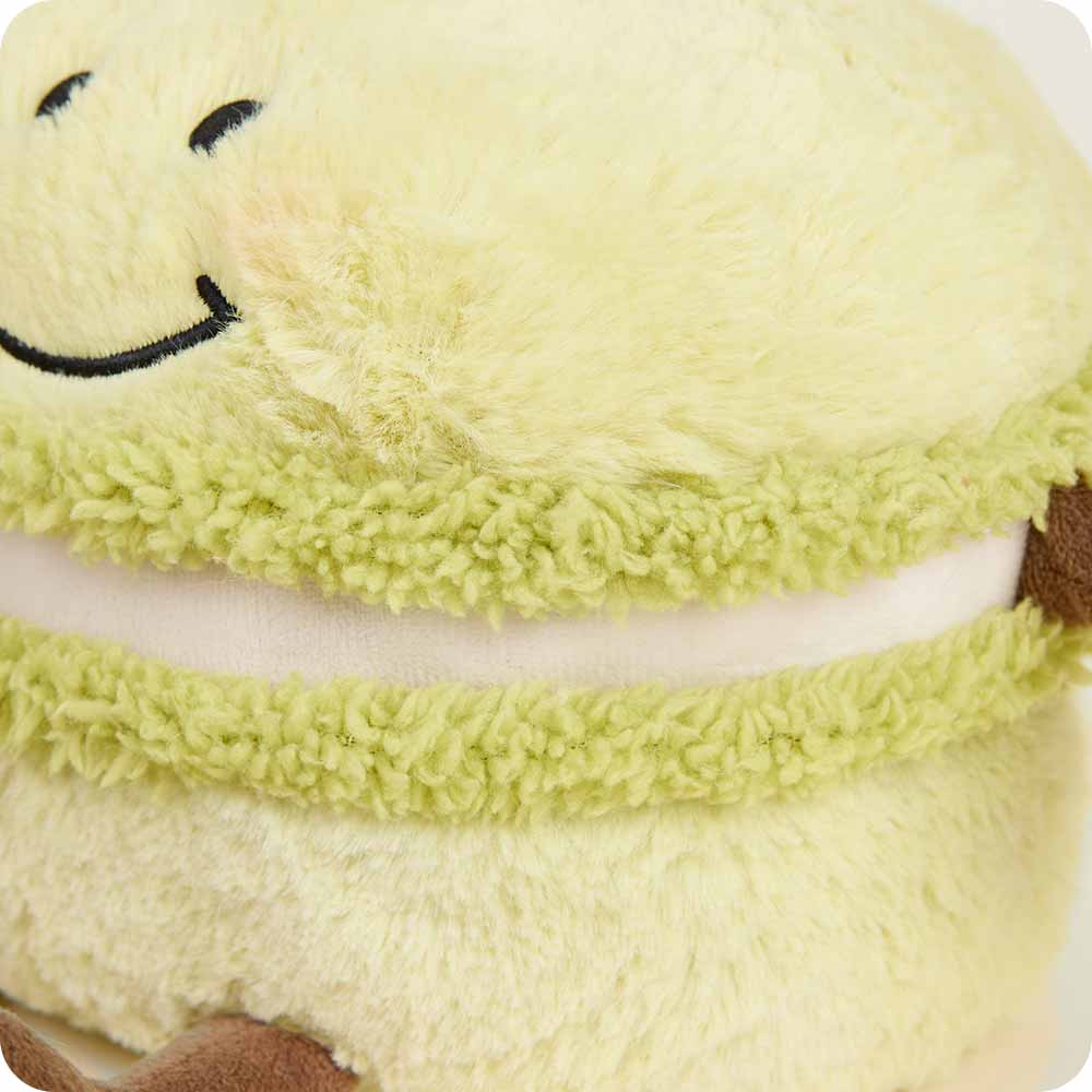 Green Macaron Warmies - Microwaveable Heating Pad for Stress Relief & Pain Relief - Perfect for Home, Office & Travel Use