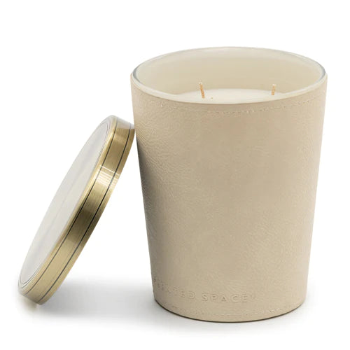 Premium 900g Leather Scented Candle by Apsley & Co - Handmade Soy Wax Candle for Home Decor, Romantic Ambiance & Relaxation - Perfect for Living Room, Bedroom & Spa Settings