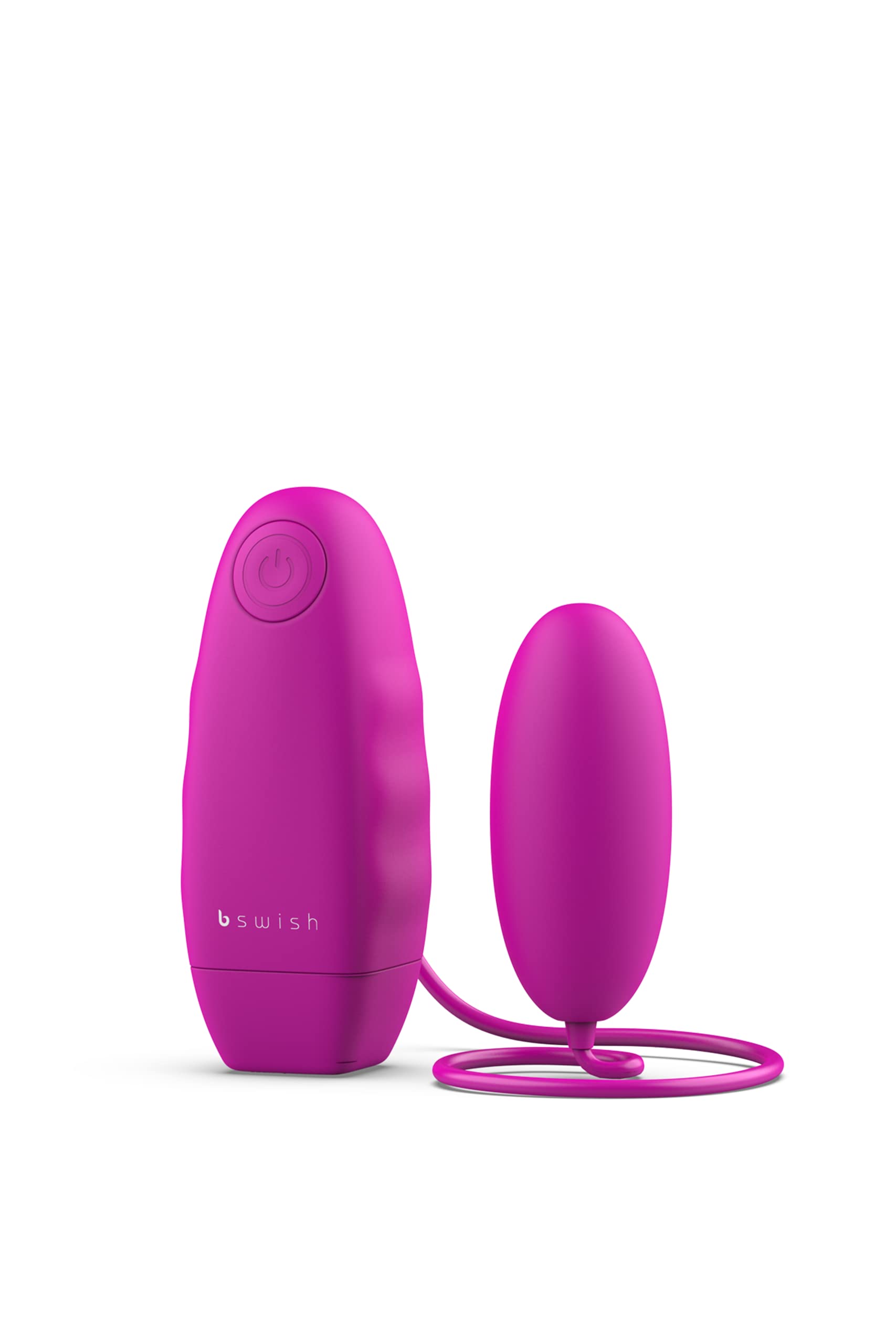 B Swish Bnaughty Classic Bullet Vibrator - Rechargeable Remote Control Vibrator for Women with 5 Powerful Vibration Modes, G-Spot & Clitoral Stimulation - Perfect for Couples Play, Solo Pleasure & Sensual Massage (Cerise)