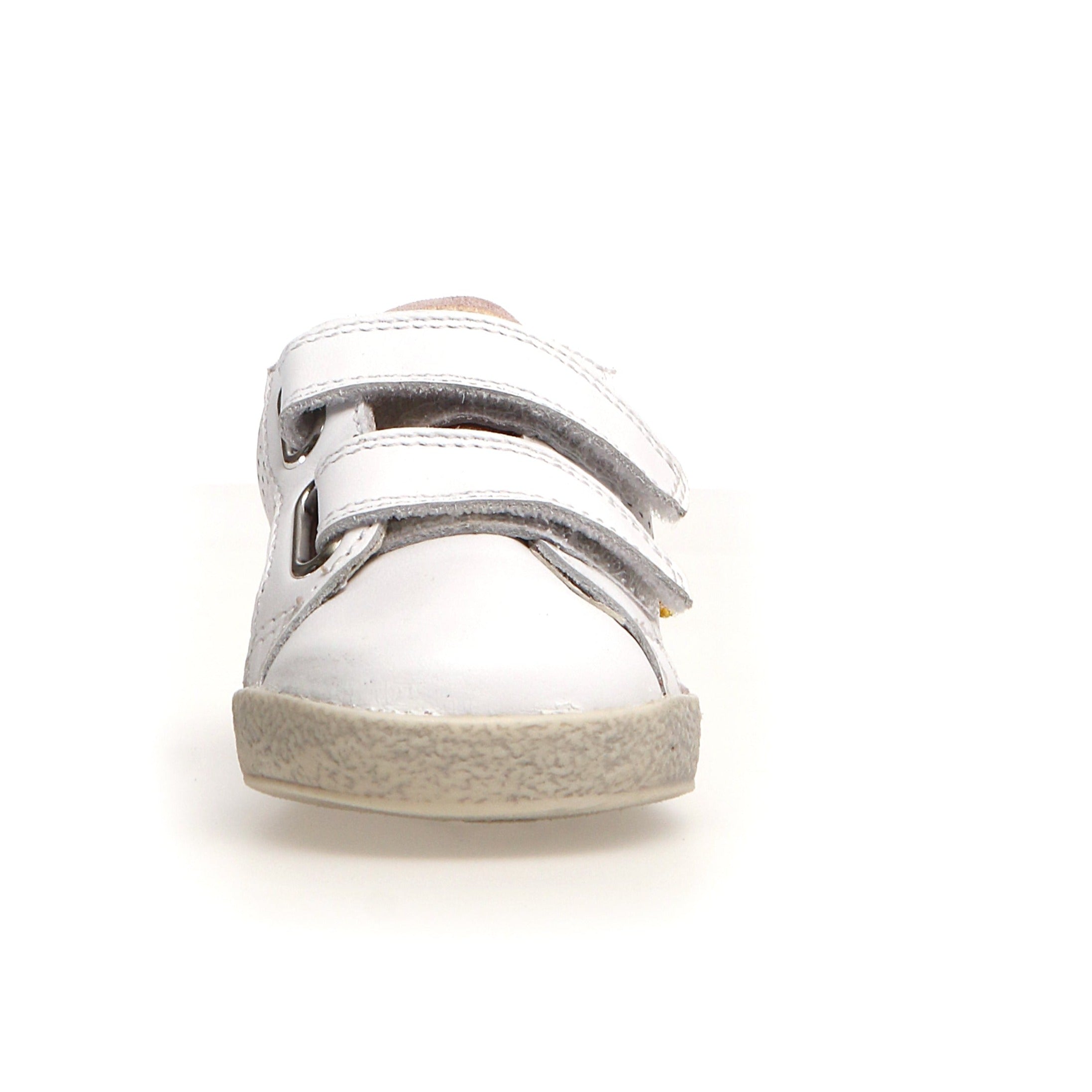 Falcotto Girls' Alnoite Fashion Sneakers - White/Platinum - Comfortable Casual Shoes for School, Play & Everyday Wear