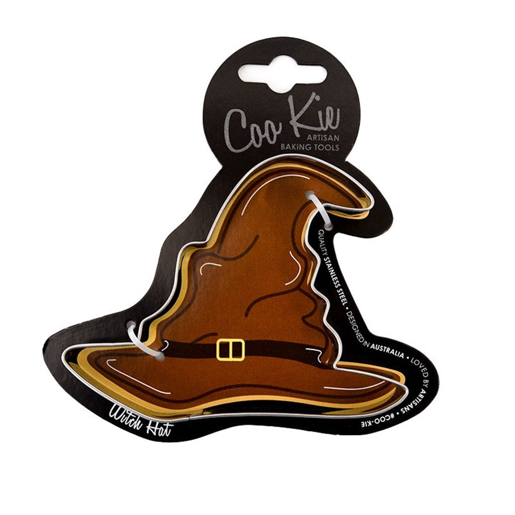 Halloween Witch Hat Cookie Cutter Set - Stainless Steel Baking Tools for Spooky Cookies, Cupcakes, and Pastries - Perfect for Halloween Parties, Baking Gifts, and Holiday Treats